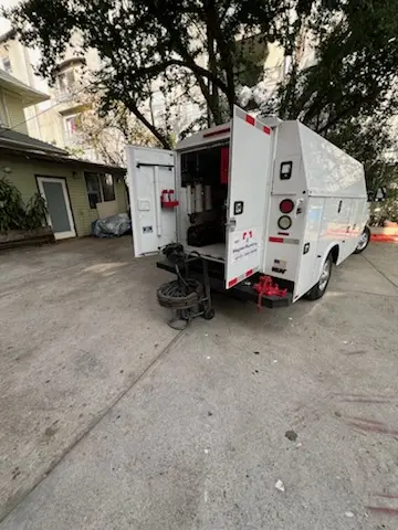Magnet Plumbing service vehicle on-site for Water Heater Repair in Vero Lake Estates